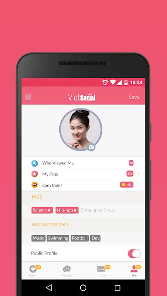 Скачать Viet Social: Вьетнамский чат [Без рекламы] MOD APK на Андроид