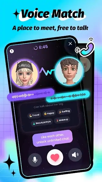 Скачать SoMatch-Meet&Chat&Virtual Life [Без рекламы] MOD APK на Андроид