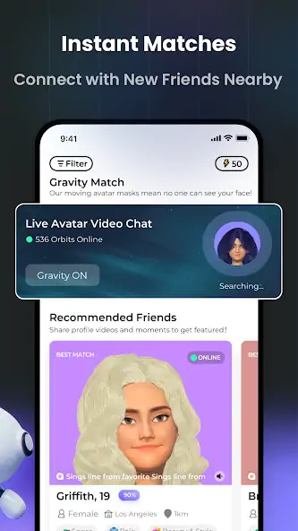 Скачать Orbit: Meet Friends as Avatars [Полная версия] MOD APK на Андроид