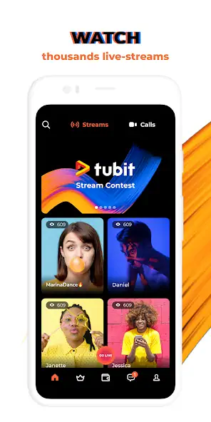 Скачать Tubit: Live Stream Video Chat [Разблокированная версия] MOD APK на Андроид