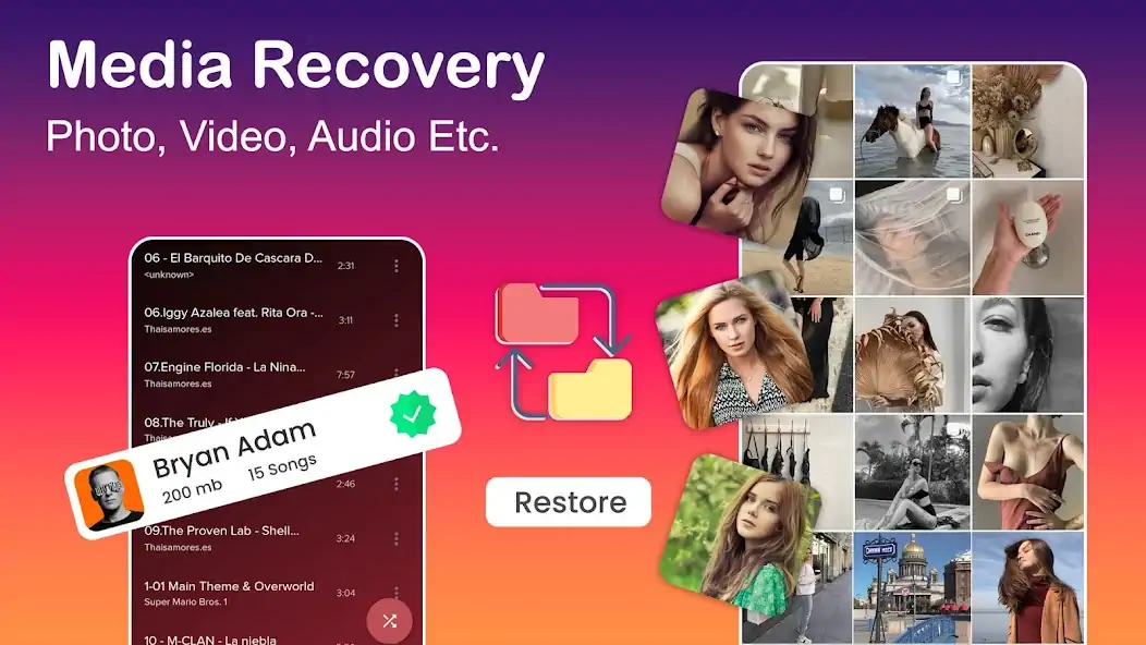 Скачать Recover Deleted Photos & Video [Разблокированная версия] MOD APK на Андроид