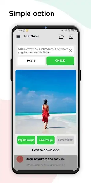 Скачать InstSave: Downloader for IG [Премиум версия] MOD APK на Андроид