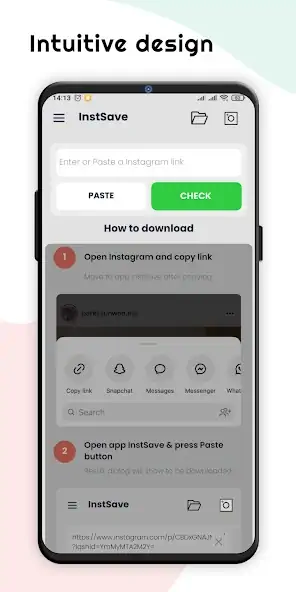 Скачать InstSave: Downloader for IG [Премиум версия] MOD APK на Андроид