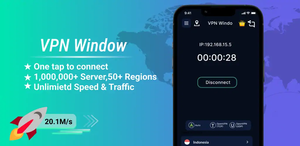 Скачать VPN Window- Super Internet VPN [Без рекламы] MOD APK на Андроид