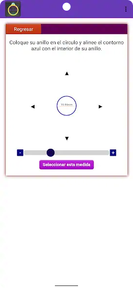 Скачать Medidor de tallas de anillos [Разблокированная версия] MOD APK на Андроид