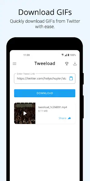 Скачать Video Downloader for Twitter [Без рекламы] MOD APK на Андроид