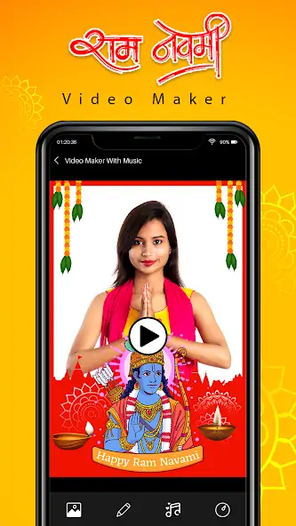 Скачать Ram Navami Video Maker 2023 [Полная версия] MOD APK на Андроид