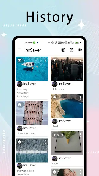 Скачать Instdown - загрузчик видео [Премиум версия] MOD APK на Андроид