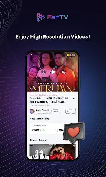 Скачать FanTV Music Video and Rewards [Полная версия] MOD APK на Андроид