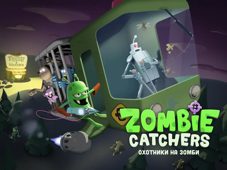 Скачать Zombie Catchers: Поймать зомби Взлом [МОД Много монет] + [МОД Меню] MOD APK на Андроид