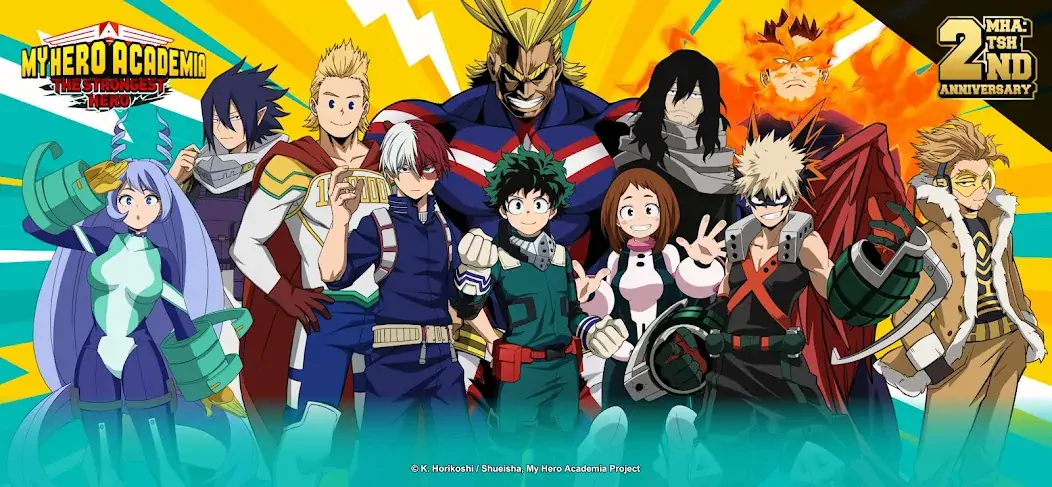 Скачать MHA:The Strongest Hero Взлом [МОД Бесконечные деньги] + [МОД Меню] MOD APK на Андроид