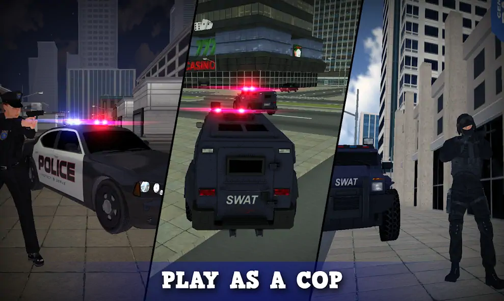 Скачать Justice Rivals 3 Cops&Robbers Взлом [МОД Много денег] + [МОД Меню] MOD APK на Андроид