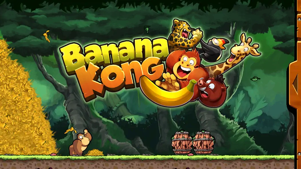 Скачать Banana Kong Взлом [МОД Бесконечные монеты] + [МОД Меню] MOD APK на Андроид