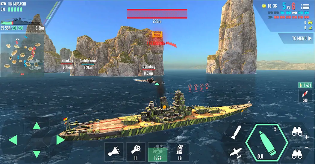 Скачать Battle of Warships: Online Взлом [МОД Много монет] + [МОД Меню] MOD APK на Андроид