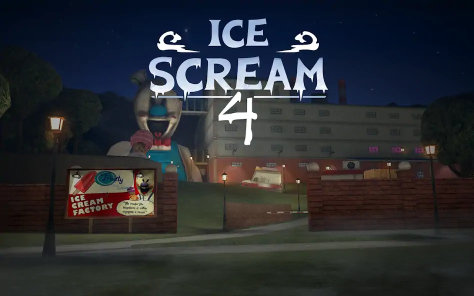 Скачать Ice Scream 4: Rod's Factory Взлом [МОД Много монет] + [МОД Меню] MOD APK на Андроид