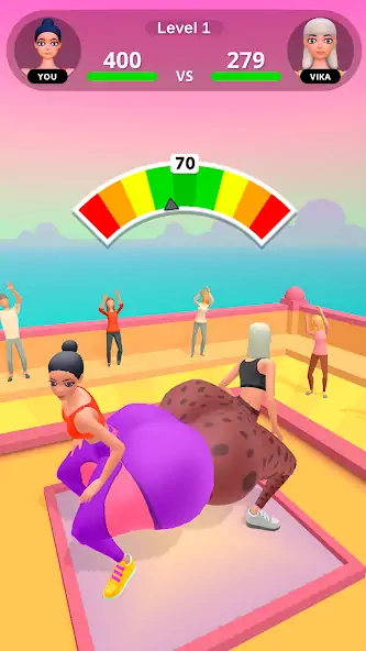 Скачать Twerk Race 3D－тверк-батл игра Взлом [МОД Бесконечные монеты] + [МОД Меню] MOD APK на Андроид