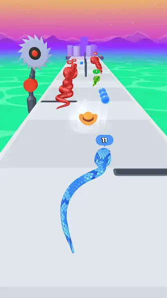 Скачать Snake Run Race: Змейка-бегалка Взлом [МОД Много монет] + [МОД Меню] MOD APK на Андроид