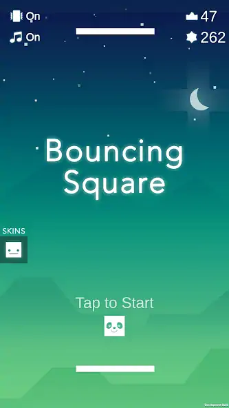 Скачать Bouncing Square Взлом [МОД Много денег] + [МОД Меню] MOD APK на Андроид