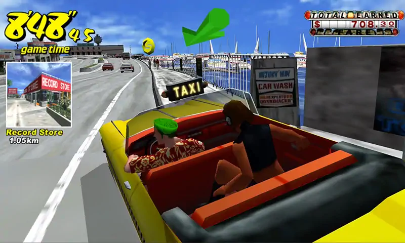 Скачать Crazy Taxi Classic Взлом [МОД Бесконечные монеты] + [МОД Меню] MOD APK на Андроид