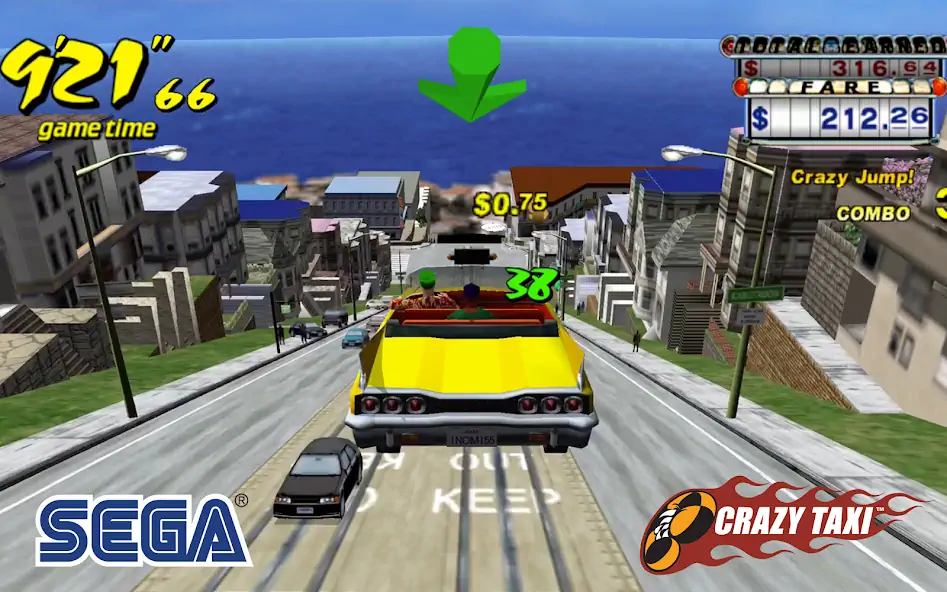 Скачать Crazy Taxi Classic Взлом [МОД Бесконечные монеты] + [МОД Меню] MOD APK на Андроид