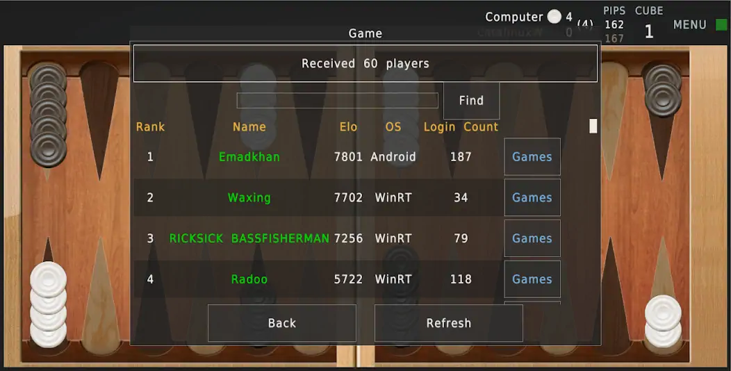 Скачать Backgammon Reloaded Взлом [МОД Бесконечные монеты] + [МОД Меню] MOD APK на Андроид