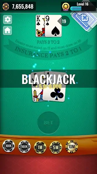 Скачать Blackjack 21 - Classic Casino Взлом [МОД Много монет] + [МОД Меню] MOD APK на Андроид