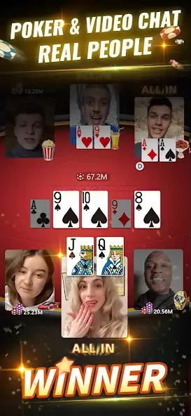 Скачать PokerGaga: Texas Holdem Live Взлом [МОД Бесконечные деньги] + [МОД Меню] MOD APK на Андроид