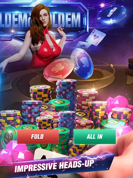 Скачать Holdem or Foldem - Texas Poker Взлом [МОД Много монет] + [МОД Меню] MOD APK на Андроид