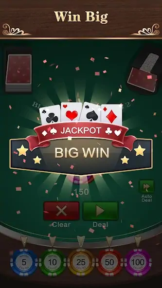 Скачать Блэкджек - 21 очко покер игра Взлом [МОД Много денег] + [МОД Меню] MOD APK на Андроид