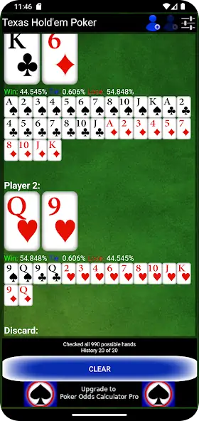 Скачать Poker Odds Calculator Взлом [МОД Много монет] + [МОД Меню] MOD APK на Андроид