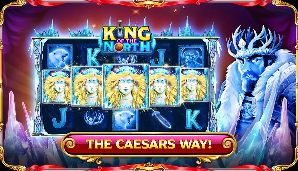 Скачать Caesars Slots:игровые автоматы Взлом [МОД Бесконечные монеты] + [МОД Меню] MOD APK на Андроид