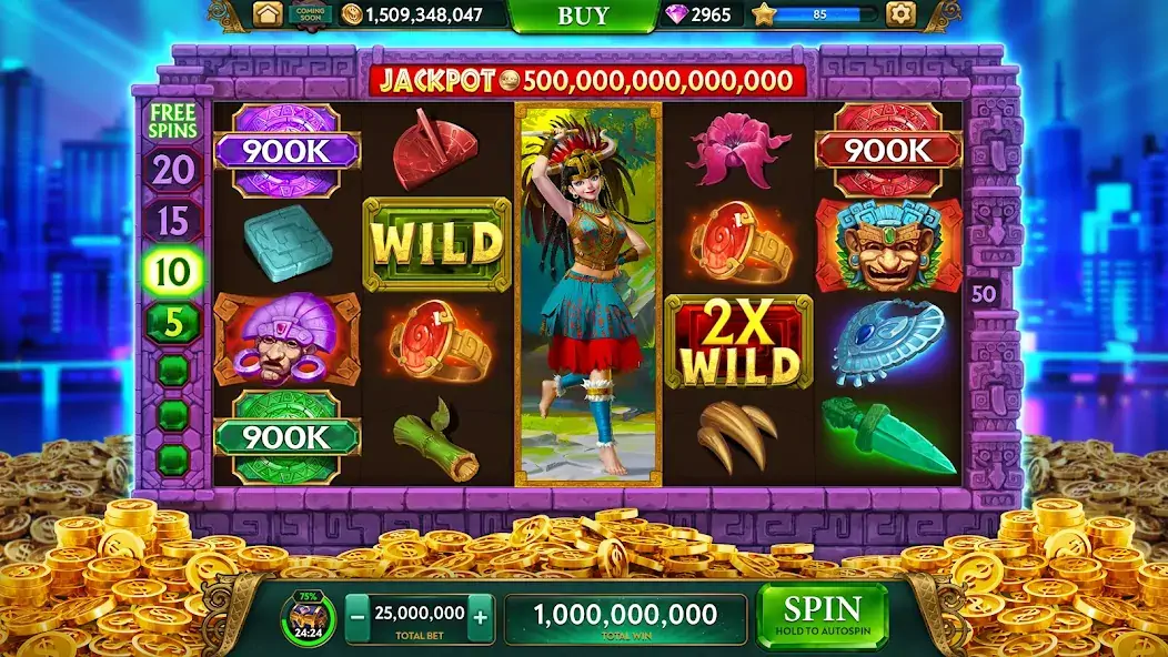 Скачать ARK Casino - Vegas Slots Game Взлом [МОД Много денег] + [МОД Меню] MOD APK на Андроид