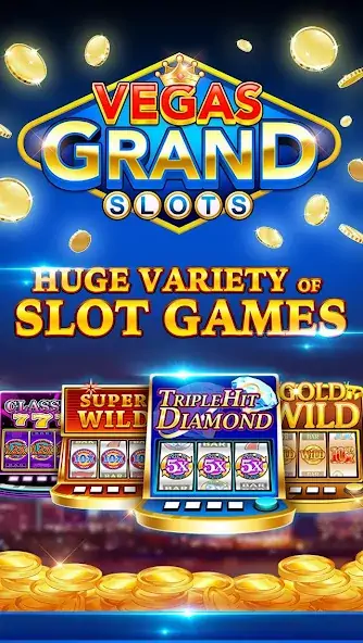 Скачать Vegas Grand Slots:Casino Games Взлом [МОД Много монет] + [МОД Меню] MOD APK на Андроид