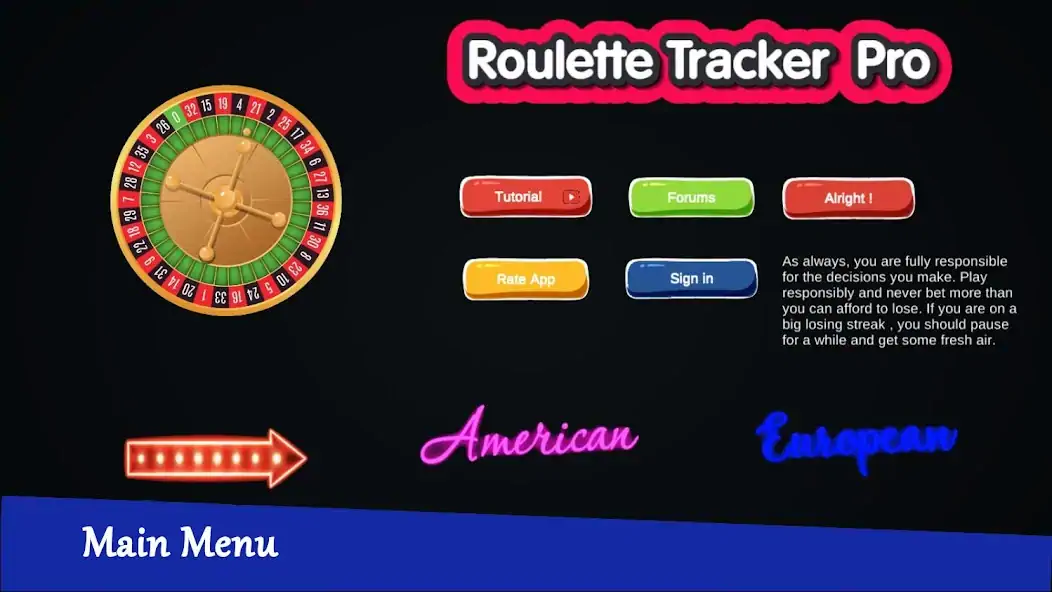 Скачать Roulette Tracker Pro Взлом [МОД Много монет] + [МОД Меню] MOD APK на Андроид
