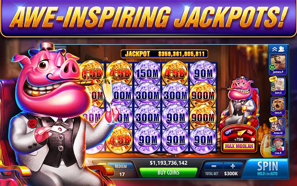 Скачать Take 5 Vegas Casino Slot Games Взлом [МОД Бесконечные монеты] + [МОД Меню] MOD APK на Андроид