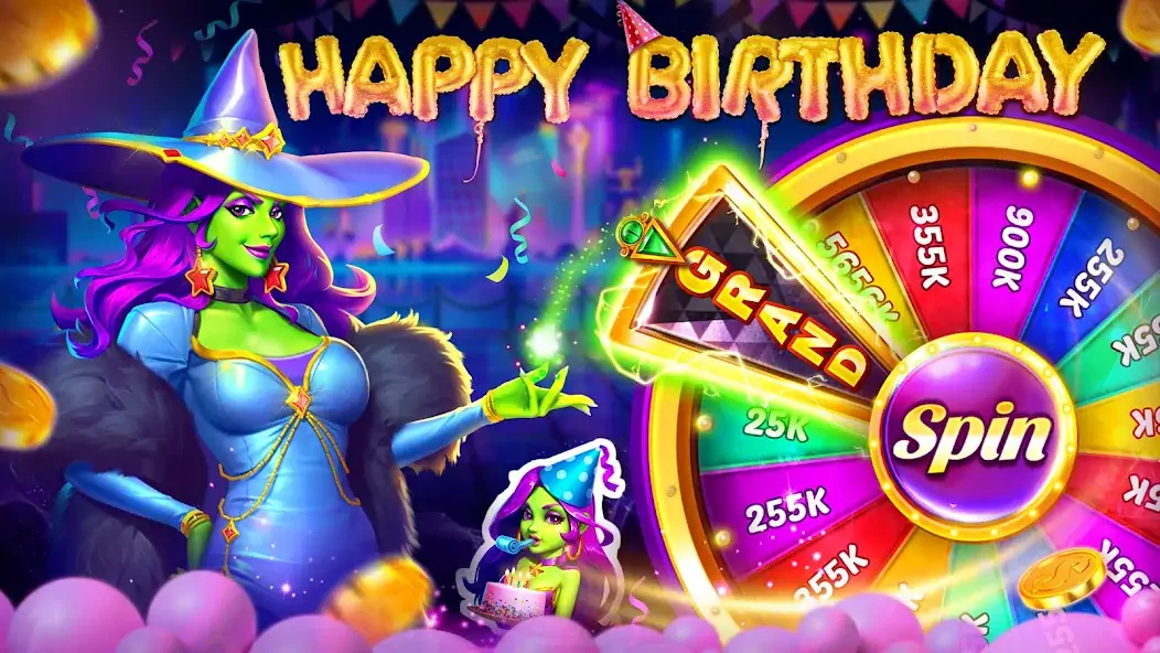 Скачать Jackpot Wins - Slots Casino Взлом [МОД Бесконечные монеты] + [МОД Меню] MOD APK на Андроид