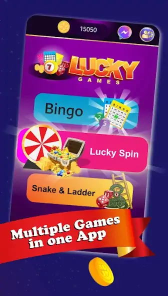 Скачать Lucky Games: Win Real Cash Взлом [МОД Много денег] + [МОД Меню] MOD APK на Андроид