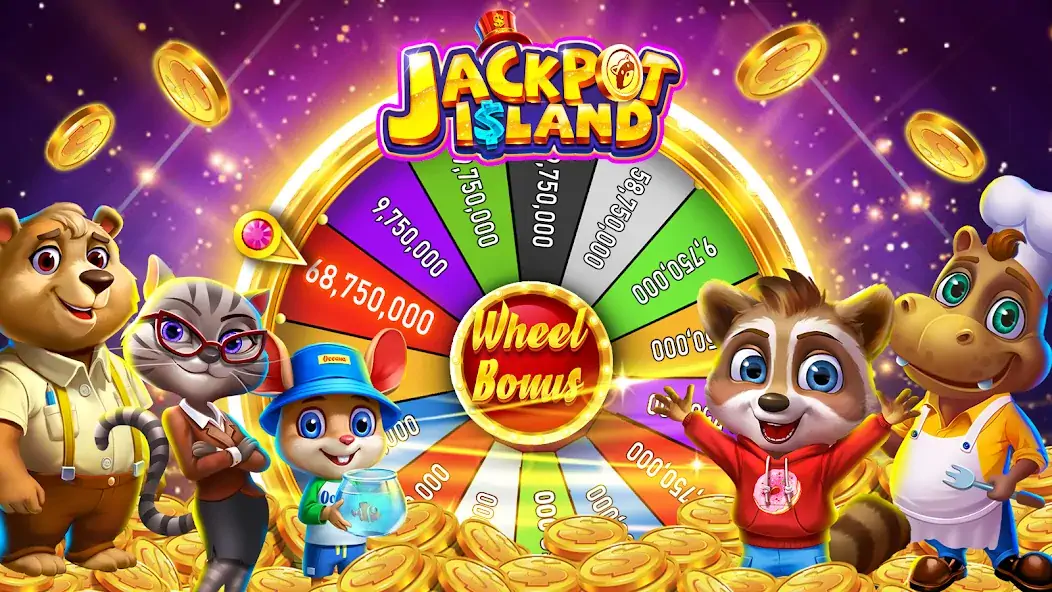 Скачать Jackpot Island - Slots Machine Взлом [МОД Бесконечные деньги] + [МОД Меню] MOD APK на Андроид