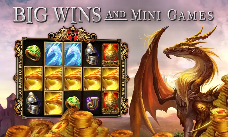 Скачать Throne of Dragons Slots Взлом [МОД Бесконечные монеты] + [МОД Меню] MOD APK на Андроид