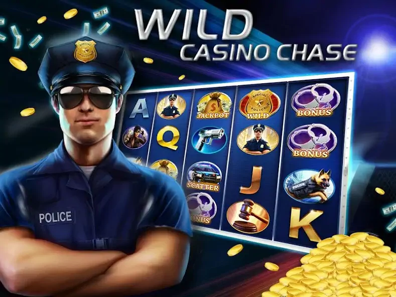 Скачать Cops Casino Slots Взлом [МОД Много денег] + [МОД Меню] MOD APK на Андроид
