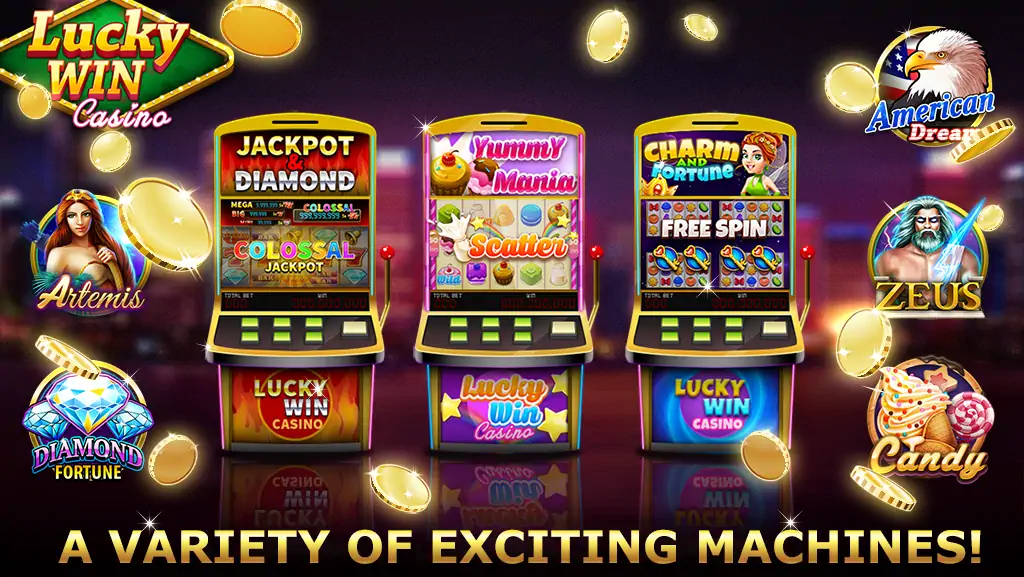 Скачать Lucky Win Casino™ SLOTS GAME Взлом [МОД Бесконечные деньги] + [МОД Меню] MOD APK на Андроид
