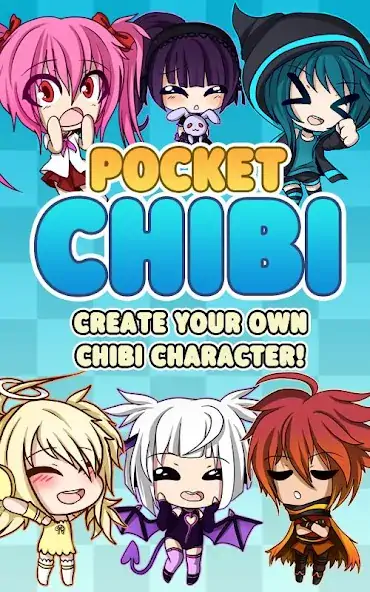 Скачать Pocket Chibi - Anime Dress Up Взлом [МОД Бесконечные монеты] + [МОД Меню] MOD APK на Андроид