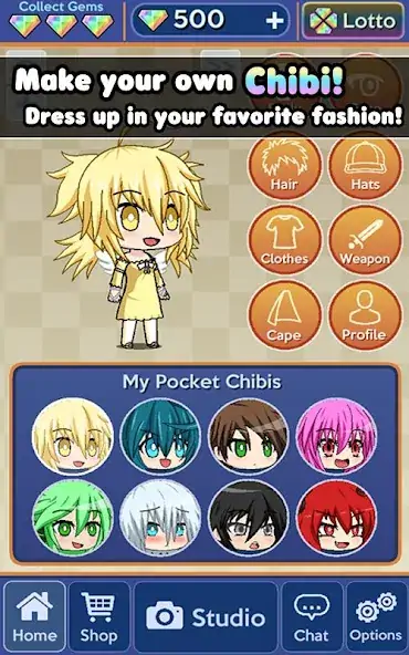 Скачать Pocket Chibi - Anime Dress Up Взлом [МОД Бесконечные монеты] + [МОД Меню] MOD APK на Андроид