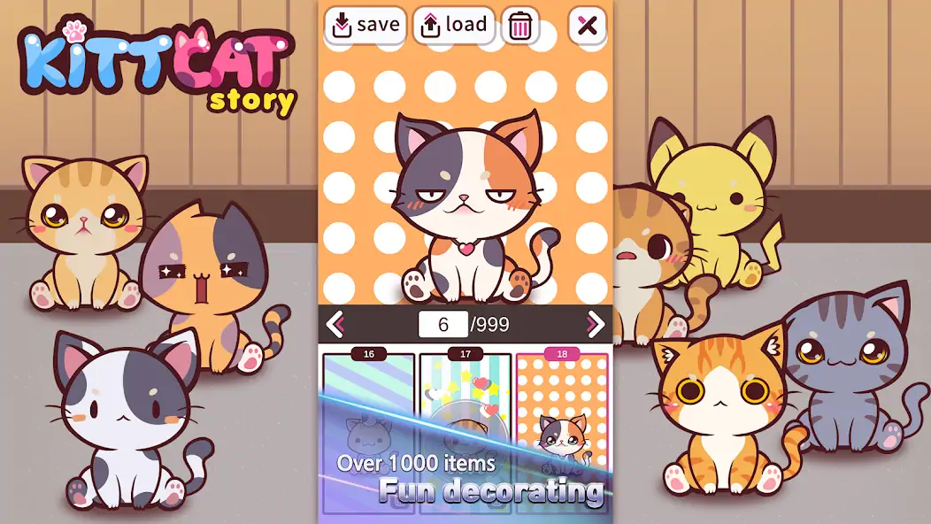 Скачать KittCat Story : Cat Maker Взлом [МОД Бесконечные деньги] + [МОД Меню] MOD APK на Андроид