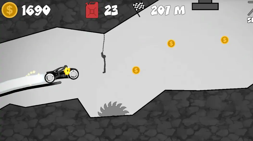 Скачать Stickman Racer Road Draw 2 Her Взлом [МОД Бесконечные монеты] + [МОД Меню] MOD APK на Андроид