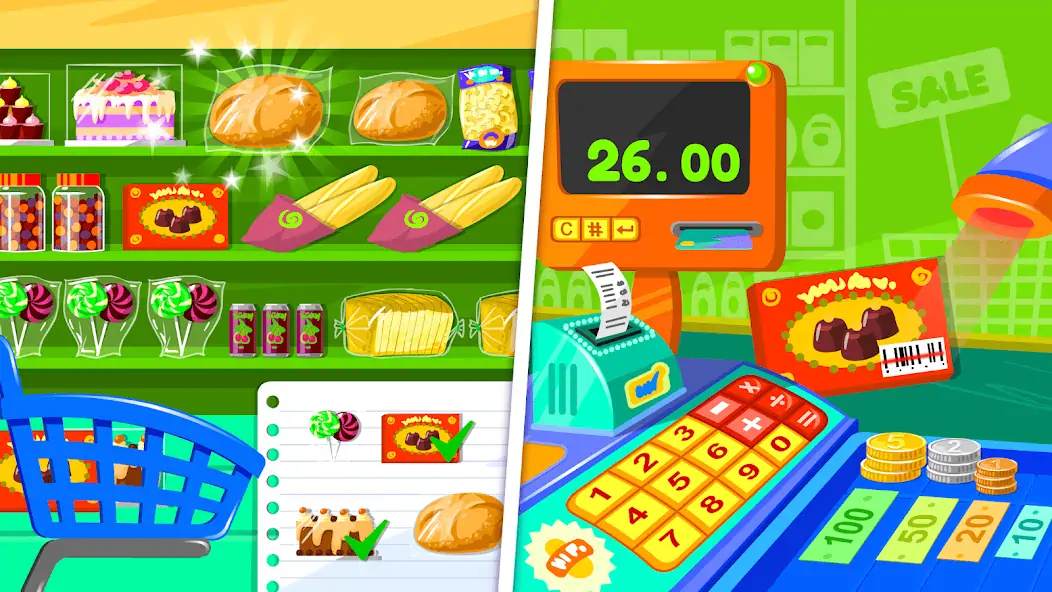 Скачать Игра про супермаркет-2 Взлом [МОД Много денег] + [МОД Меню] MOD APK на Андроид