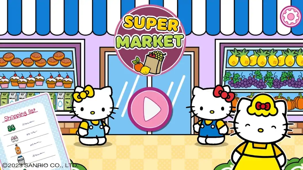 Скачать Hello Kitty: Игра Супермаркет Взлом [МОД Бесконечные деньги] + [МОД Меню] MOD APK на Андроид