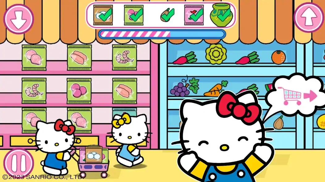 Скачать Hello Kitty: Игра Супермаркет Взлом [МОД Бесконечные деньги] + [МОД Меню] MOD APK на Андроид