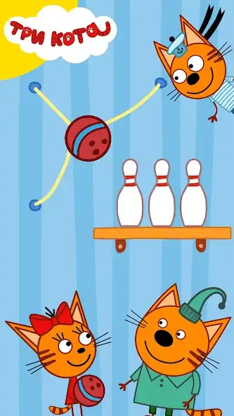Скачать Три кота. игры для детей Взлом [МОД Бесконечные монеты] + [МОД Меню] MOD APK на Андроид