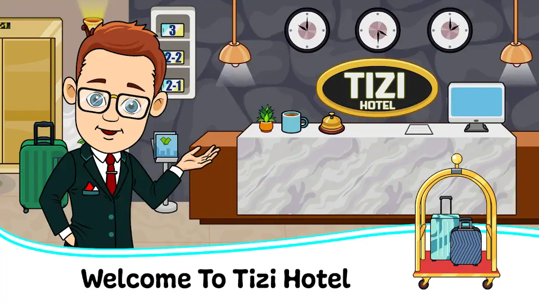 Скачать Город Tizi - Мой отель Игры Взлом [МОД Много монет] + [МОД Меню] MOD APK на Андроид